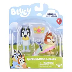 BLUEY - Pack x2 Figuras Queens Bingo &