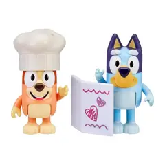 BLUEY - Pack x2 Figuras & Bingo Fancy Restaurant