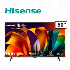 HISENSE - TELEVISOR 50 SMART TV VIDAA 4K UHD LED - 50A6N