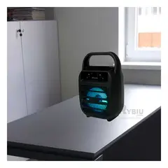 GENERICO - Parlante Portatil KTS 1411 en Tono Negro Y+Regalo Agendita