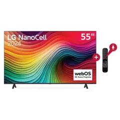 LG - TELEVISOR SMART TV NANOCELL 55 CON THINQ AI 55NANO80SQA