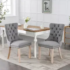 DMUEBLES - DM Comedor 2 sillas Italy - Gris claro