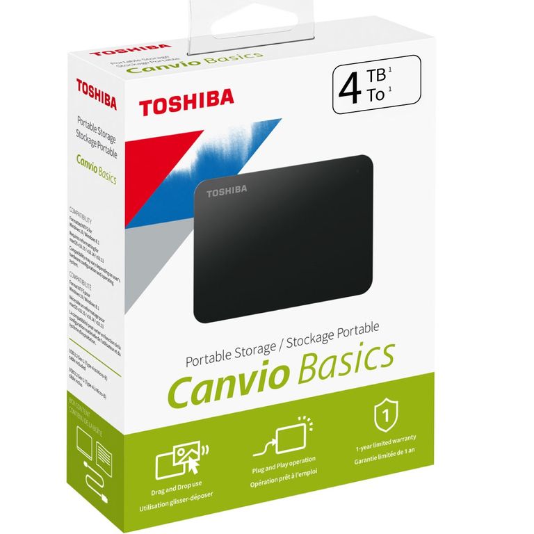 DISCO EXTERNO 4 TB CANVIO BASICS USB 3.0