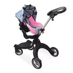 GENERICO - Mini Cochecito de Muñeca con rueda Giratoria