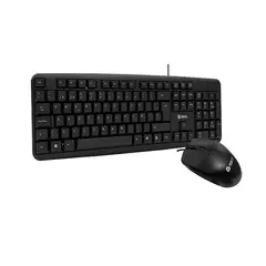 TEROS - Kit teclado y mouse TE-4062N Negro USB