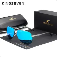 KINGSEVEN - Lentes de Sol Modelo Aviador Proteccion UV 400