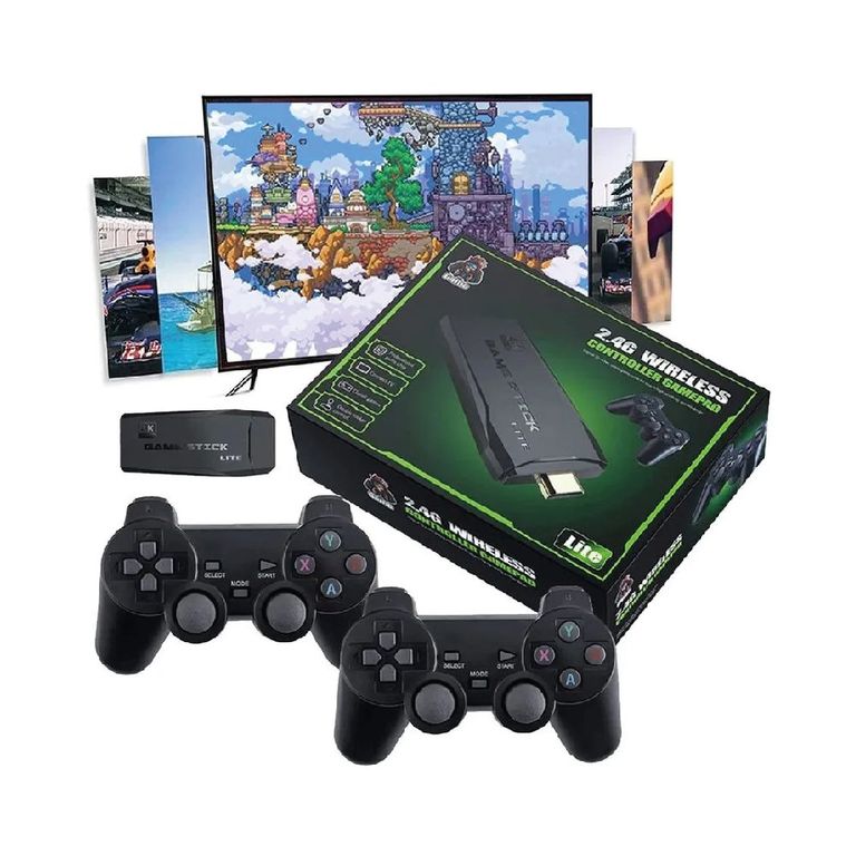 Consola de Video Juegos 4K Ultra HD-64 Gb 10 Mil Juegos