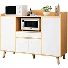 GENERICO - Mueble de Microondas Moderno James Largo 120 cm R&R Muebles