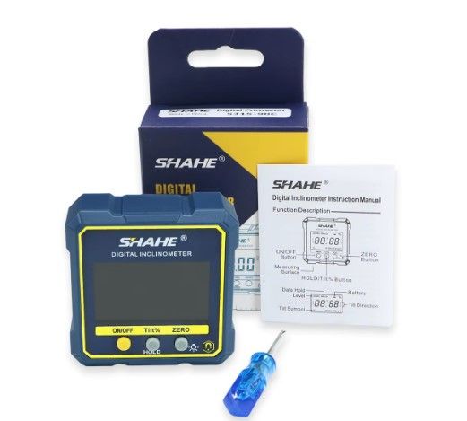 Inclinómetro Digital de Base Magnéticos SHAHE