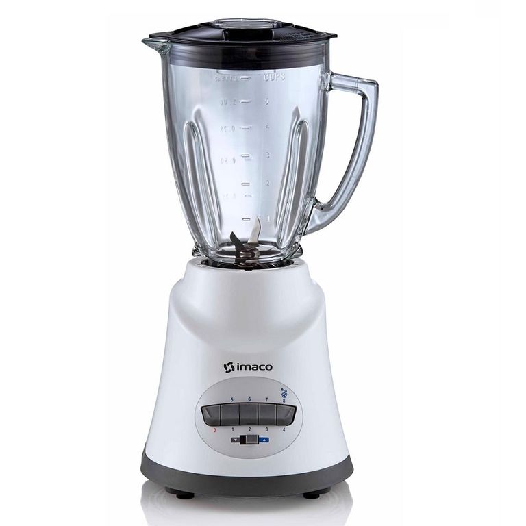 Licuadora Vaso de Vidrio 500W BL 8155 WHITE