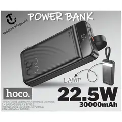 HOCO - Power Bank J123B Element 22.5W+PD20W pantalla digital 30000 mAh