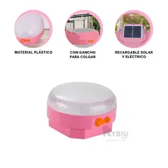 GENERICO - Lampara Protectora y Util Color Rosado Y+Regalo Agendita