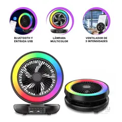 GENERICO - Bocina Portatil en Tono Negro Y+Post-it Adhesivos