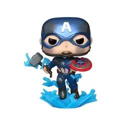 FUNKO - CAPITAN AMERICA WITH BROKEN SHIRLD METALICO GITD 1198