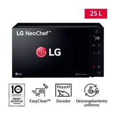 LG - Horno Microonda MH6536GIS EasyClean 25L