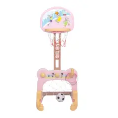 OEM - Juego 2 En 1 Baloncesto Y Futbol - Rosado