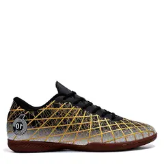 CURMOON - Zapatillas Fútbol Deportivas Interiores Para Hombres Cosidos Mano