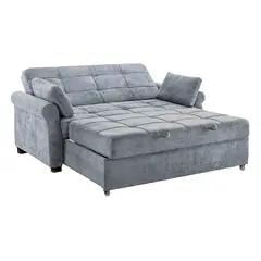 BARAKA HOME - Sofá Cama Ressen con Almohadas 2 Plz - Gris Claro