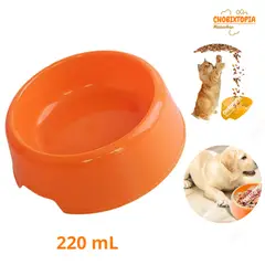 GENERICO - PLATO CIRCULAR 220 ML - ANARANJADO