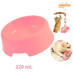 GENERICO - PLATO CIRCULAR 220 ML - ROSA SALMON INTENSO