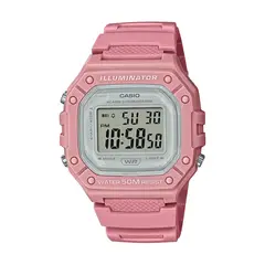CASIO - Reloj Digital Casual W218HC-4AV - Rosa