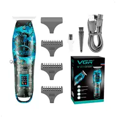 GENERICO - Maquina Corte Cabello VGR V 923 Pantalla Digital Inalambrico