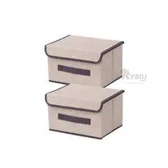 RYBIU IMPORT - Organizador Novedoso de 25x19x16 Beige Y+Gift Stickers