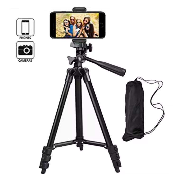 Tripode Aluminio 140CM Portatil para Camara Canon, Sony y Nikon Celular Vlogs Live Streaming