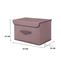 GENERICO - Cajon Util de 25x19x16 Marron Y+Regalo Ligas para Peinar