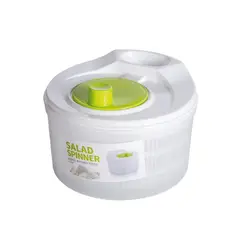 S&T - Centrifugador manual de ensalada verduras y frutas 5L fácil escurrido