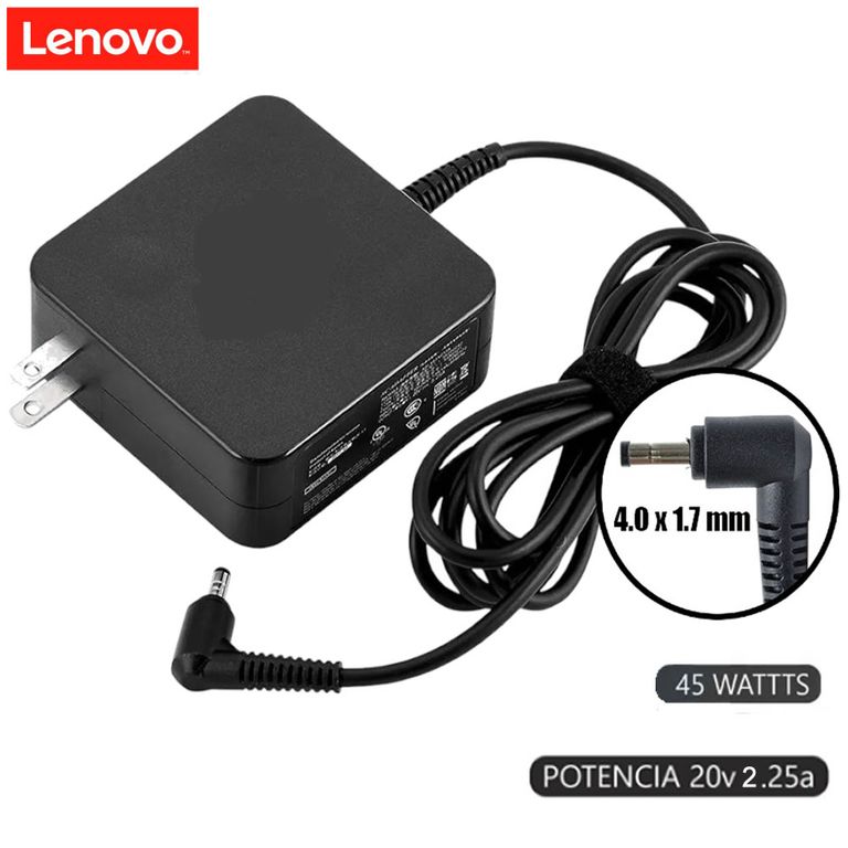 Cargador compatible Laptop Lenovo 20V 225A 40-17mm 45w