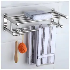 MINARI - Toallero Barra Organizador con Ganchos Colgadores para Baño B53