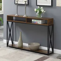 GENERICO - Consola Recibidor Industrial Berilio Caramelo Coricha Home