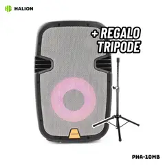 HALION - PARLANTE ACTIVO 1000W 1UHF MIC BATERIA - PHA-10MB + TRIPODE