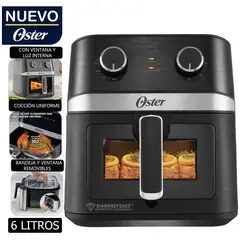 OSTER - Freidora de Aire Manual DiamondForce 6L CKSTAF60WMDF