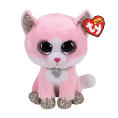 TY - PELUCHE BEANIE BOOS FIONA GATO ROSADO MEDIANO 36489