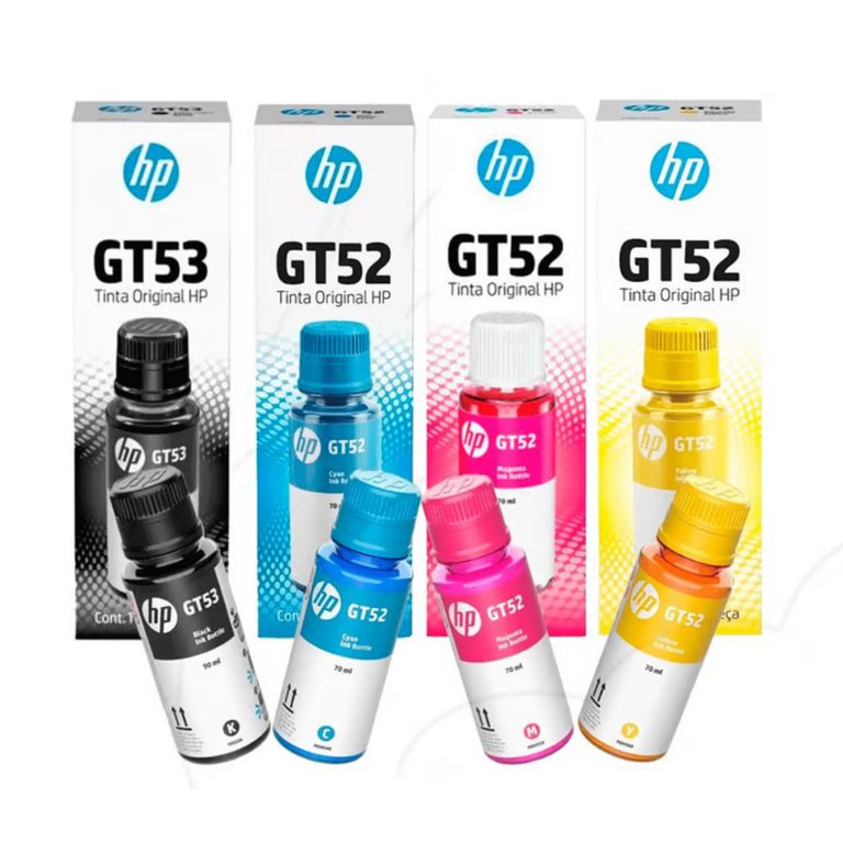 KIT Tinta GT52 y GT53 Pack 4 en 1