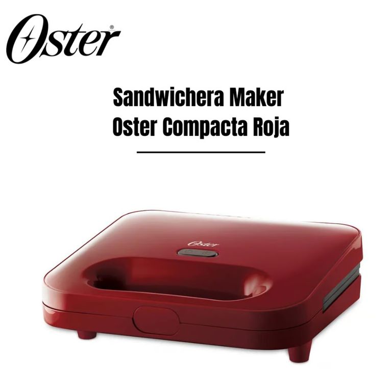 Sandwichera Maker Compacta - Rojo