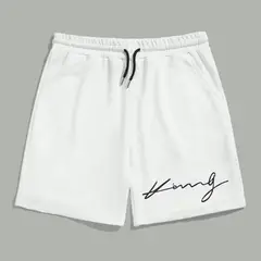 YANSUS - Short Hombre Algodon Blanco Estampado
