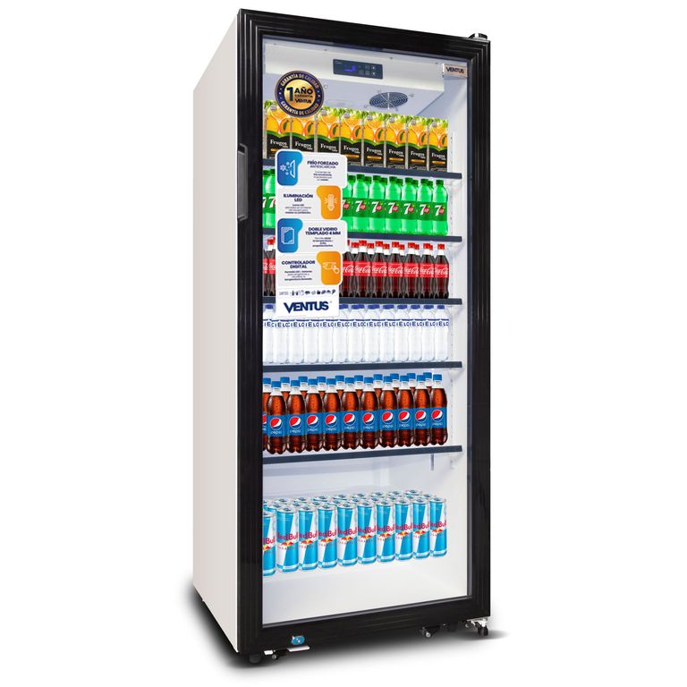 Visicooler 1 Puerta 510L - No Frost, Doble Vidrio y Luz LED - LG-510TC