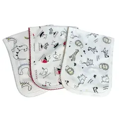 GENERICO - Pack 3 Baberos Babitas Para Bebe