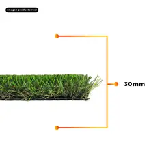 QRUBBER - Grass Sintético Pucón Premium 4m x 10m x 30mm