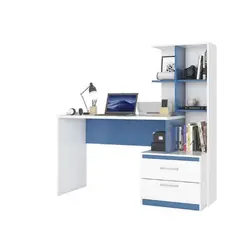 NACION MUEBLES - ESCRITORIO CON ESTANTE DANNA CLASICO