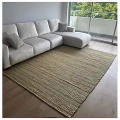 GENERICO - Alfombra Yute Sakanda IC-17797 Verde 280 x 365 cm