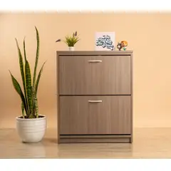 NACION MUEBLES - ZAPATERA MODERNA SKOKO MARRÓN