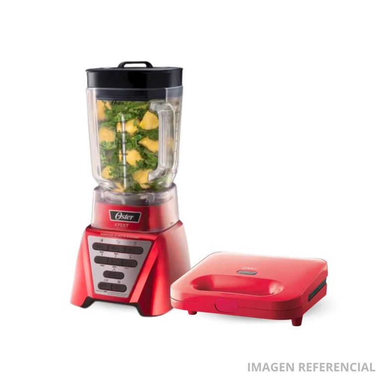 Licuadora BLST3A-R2G + Sandwichera CKSTSM2885M