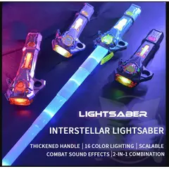 GENERICO - Espada láser telescópica para niños y niñas