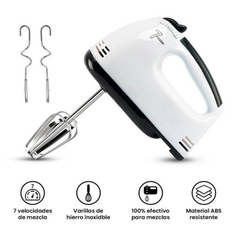 Batidora de Mano 260W – 7 Velocidades
