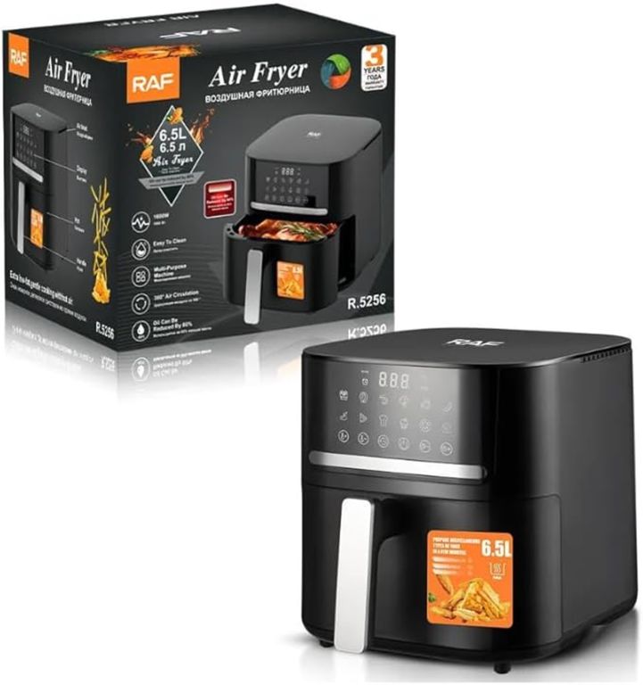 Freidora de Aire con Pantalla Digital RAF 6500ml