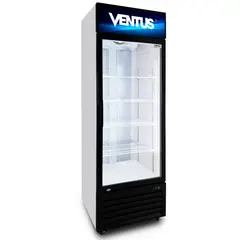 VENTUS - Visicooler 1 Puerta 360L - Frío Forzado Subzero y Vidrio antiempañable- VCSZ-360L